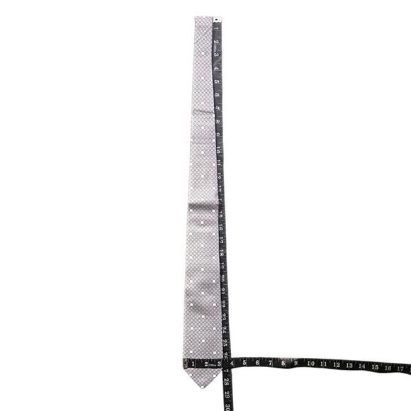 NWT Loewe Madrid Al-Andalus Pink Gray Designer Neck Tie 100% Silk Italy Made - Picture 15 of 15